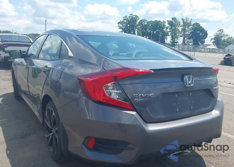 2020 Honda Civic Sport from USA, damaged, VIN 2HGFC2F81LH593234